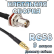 Кабельная сборка 50 Ом на RG-58 с разъемами MCX-male - BNC-female, 9 метров