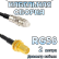 Кабельная сборка 50 Ом на RG-58 с разъемами FME-female - RP-SMA-female, 2 метра