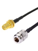 Кабельная сборка 5D-FB с разъемами N-female - RP-SMA-female, 14 метров