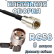 Кабельная сборка 50 Ом на RG-58 с разъемами TNC-male (угловой) - FME-male, 8 метров