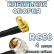 Кабельная сборка 50 Ом на RG-58 с разъемами UHF-male (угловой) - SMA-female (угловой), 4 метра Кабельная сборка 50 Ом на RG-58 с разъемами UHF-male (угловой) - SMA-female (угловой), 4 метра
