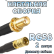 Кабельная сборка 50 Ом на RG-58 с разъемами SMA-female - SMB-female, 2 метра