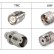 Кабельная сборка 50 Ом на RG-58 с разъемами UHF-male (PL259) - TNC-female, 9 метров