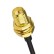 Кабельная сборка RG-213 с разъемами RP-SMA-female - BNC-female, 4 метра