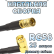 Кабельная сборка 50 Ом на RG-58 с разъемами SMB-female - SMA-male (угловой), 25 метров