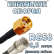 Кабельная сборка 50 Ом на RG-58 с разъемами RP-SMA-male - QMA-male, 0,5 метра