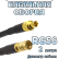 Кабельная сборка 50 Ом на RG-58 с разъемами MCX-female - SMB-female, 2 метра