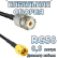 Кабельная сборка 50 Ом на RG-58 с разъемами RP-SMA-male - UHF-female, 0,5 метра