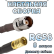 Кабельная сборка 50 Ом на RG-58 с разъемами TNC-female - SMB-female, 8 метров