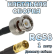 Кабельная сборка 50 Ом на RG-58 с разъемами BNC-male - SMB-female, 1 метр