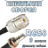 Кабельная сборка 50 Ом на RG-58 с разъемами UHF-female - QMA-female, 9 метров