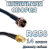 Кабельная сборка 50 Ом на RG-58 с разъемами SMA-female - F-male, 14 метров 
