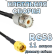 Кабельная сборка 50 Ом на RG-58 с разъемами RP-SMA-male - UHF-female, 11 метров