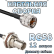 Кабельная сборка 50 Ом на RG-58 с разъемами BNC-female - UHF-male, 12 метров