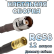 Кабельная сборка 50 Ом на RG-58 с разъемами TNC-female - SMB-female, 12 метров