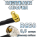 Кабельная сборка 50 Ом на RG-58 с разъемами UHF-male (угловой) - SMA-female (угловой), 0,5 метра Кабельная сборка 50 Ом на RG-58 с разъемами UHF-male (угловой) - SMA-female (угловой), 0,5 метра
