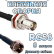 Кабельная сборка 50 Ом на RG-58 с разъемами BNC-female - F-male, 8 метров