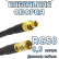 Кабельная сборка 50 Ом на RG-58 с разъемами MCX-female - SMB-female, 0,5 метра