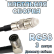 Кабельная сборка 50 Ом на RG-58 с разъемами FME-female - QMA-male (угловой), 3 метра Кабельная сборка 50 Ом на RG-58 с разъемами FME-female - QMA-male (угловой), 3 метра