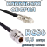 Кабельная сборка 50 Ом на RG-58 с разъемами N-female - FME-female, 0,5 метра