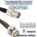 Кабельная сборка 50 Ом на RG-58 с разъемами TNC-female - BNC-male, 9 метров