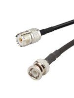 Кабельная сборка 8D-FB с разъемами UHF-female - BNC-male, 5 метров