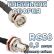 Кабельная сборка 50 Ом на RG-58 с разъемами BNC-male - BNC-female, 0,5 метра