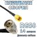 Кабельная сборка 50 Ом на RG-58 с разъемами N-male (угловой) - RP-SMA-male, 14 метров