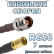 Кабельная сборка 50 Ом на RG-58 с разъемами TNC-female - SMB-female, 7 метров