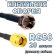 Кабельная сборка 50 Ом на RG-58 с разъемами RP-SMA-male - F-male, 20 метров