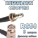 Кабельная сборка 50 Ом на RG-58 с разъемами BNC-male (угловой) - QMA-female, 5 метров Кабельная сборка 50 Ом на RG-58 с разъемами BNC-male (угловой) - QMA-female, 5 метров