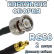 Кабельная сборка 50 Ом на RG-58 с разъемами BNC-male - SMB-male, 2 метра
