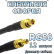 Кабельная сборка 50 Ом на RG-58 с разъемами MCX-female - SMB-male, 12 метров
