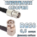 Кабельная сборка 50 Ом на RG-58 с разъемами BNC-male (угловой) - TNC-female, 0,5 метра Кабельная сборка 50 Ом на RG-58 с разъемами BNC-male (угловой) - TNC-female, 0,5 метра