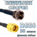 Кабельная сборка 50 Ом на RG-58 с разъемами RP-SMA-male - F-male, 30 метров