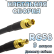 Кабельная сборка 50 Ом на RG-58 с разъемами MCX-female - SMB-male, 9 метров