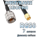 Кабельная сборка 50 Ом на RG-58 с разъемами UHF-male - SMA-male, 7 метров