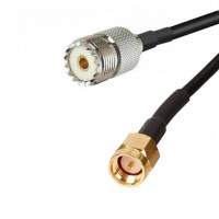 Кабельная сборка 5D-FB с разъемами SMA-male - UHF-female (SO239), 6 метров