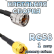 Кабельная сборка 50 Ом на RG-58 с разъемами UHF-male - RP-SMA-male, 1 метр