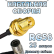 Кабельная сборка 50 Ом на RG-58 с разъемами RP-SMA-female - QMA-male (угловой), 25 метров Кабельная сборка 50 Ом на RG-58 с разъемами RP-SMA-female - QMA-male (угловой), 25 метров