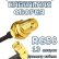 Кабельная сборка 50 Ом на RG-58 с разъемами RP-SMA-female - SMA-male (угловой), 13 метров