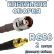 Кабельная сборка 50 Ом на RG-58 с разъемами TNC-female - SMB-male, 2 метра