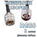Кабельная сборка 50 Ом на RG-58 с разъемами UHF-male - N-male, 2 метра