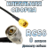 Кабельная сборка 50 Ом на RG-58 с разъемами N-male (угловой) - RP-SMA-male, 8 метров