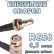 Кабельная сборка 50 Ом на RG-58 с разъемами BNC-male (угловой) - QMA-female, 0,5 метра Кабельная сборка 50 Ом на RG-58 с разъемами BNC-male (угловой) - QMA-female, 0,5 метра