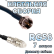 Кабельная сборка 50 Ом на RG-58 с разъемами FME-female - F-male, 7 метров