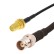 Кабельная сборка RG-213 с разъемами RP-SMA-female - BNC-female, 1 метр