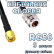 Кабельная сборка RG-58 с разъемами SMA-male - N-female, 5 метров