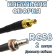 Кабельная сборка 50 Ом на RG-58 с разъемами SMB-male - QMA-female, 2 метра