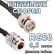 Кабельная сборка 50 Ом на RG-58 с разъемами N-female - BNC-male, 0,5 метра